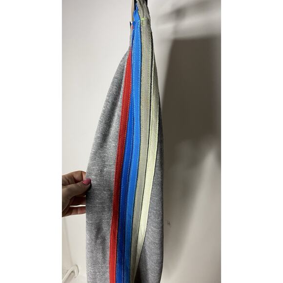 Aviator Nation x Coors Light Adult Small 5-Stripe Sweatpants Heather Gray Jogger - Picture 3 of 7